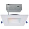 Satco 12W LED DW LP Regress Baffle DL 6 in. Square - Starfish IOT Tunable White and RGB 120V 90 CRI White S11567 - alternate 1